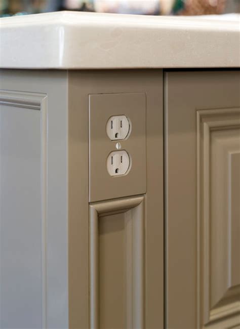 electrical box cabinet use|electrical outlet built into cabinet.